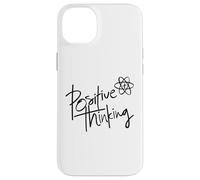 Custodia per iPhone 14 Plus Positive Thinking Sign Think Like a Proton Be Positive Quote