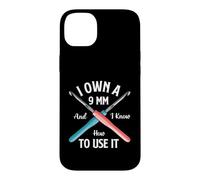 Custodia per iPhone 14 Plus Possiedo un 9 mm e so come usarlo - uncinetto all'uncinetto