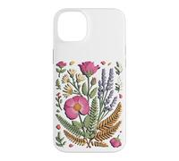 Custodia per iPhone 14 Plus Pressed Wildflower Meadow Florist Botanical Art