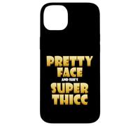 Custodia per iPhone 14 Plus Pretty Face And Shes Super Thicc Funny Video THICK MEME