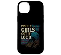Custodia per iPhone 14 Plus Pretty Girls Got It Loc'd capelli naturali Locs Fiducia Stile