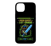 Custodia per iPhone 14 Plus Prima elementare Main Quest 1st Grade videogioco Ritorno a scuola