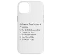 Custodia per iPhone 14 Plus Processo di sviluppo software Programmatore divertente codifica umorismo