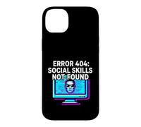 Custodia per iPhone 14 Plus Programmer Introvert Error 404 Social Skills Not Found