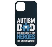Custodia per iPhone 14 Plus Proud Autism Dad - Raising My Hero Awareness Father Papa