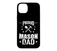Custodia per iPhone 14 Plus Proud Mason Dad Edilizia Padre Massoneria