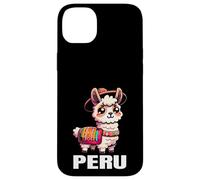 Custodia per iPhone 14 Plus Proud Peruvian Llama Parade: Cultural Peru Pride Souvenir