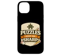 Custodia per iPhone 14 Plus Puzzle Keep Me Sharp Thinking Mindset Brain Game