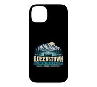 Custodia per iPhone 14 Plus Queenstown Nuova Zelanda Laghi Picchi Avventura