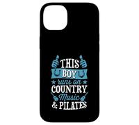 Custodia per iPhone 14 Plus Questo ragazzo corre con musica country e pilates