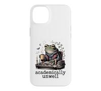 Custodia per iPhone 14 Plus Rana accademicamente malato studio nerd