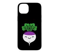 Custodia per iPhone 14 Plus Rapa vegetali divertenti alimenti alimentari semplice rapa