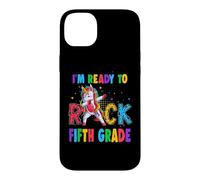 Custodia per iPhone 14 Plus Ready To Rock Fifth Grade Dabbing Unicorn Back To School