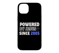 Custodia per iPhone 14 Plus Realizzato da Gesù dal 2005 Christian Faith Birthday