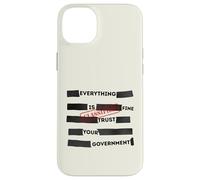 Custodia per iPhone 14 Plus Redacted Everything is Fine Trust Your Government Political