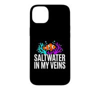 Custodia per iPhone 14 Plus Reef Tank Aquarist Saltwater In My Veins
