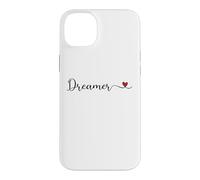 Custodia per iPhone 14 Plus Regalo tipografico a forma di cuore sognatore