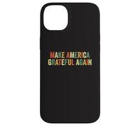 Custodia per iPhone 14 Plus Rendi l'America Grateful Again Patriottico Ringraziamento Turchia