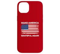 Custodia per iPhone 14 Plus Rendi l'America Grateful Again Ringraziamento Funny Patriotic USA