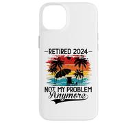 Custodia per iPhone 14 Plus Retired 2024 Not My Problem Anymore - Funny Retirement 2024