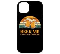 Custodia per iPhone 14 Plus Retro Beer Me Getting Married Funny Drinking Team Beer Lover