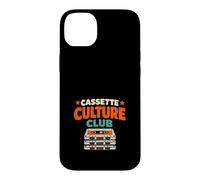 Custodia per iPhone 14 Plus Retro Cassette Mix Tape Lo-Fi Analogico Musica Nostalgia