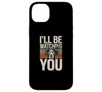 Custodia per iPhone 14 Plus Retro Funny Dog Citazioni I'll Be Watching You