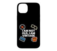 Custodia per iPhone 14 Plus Retro Nostalgia I Am Not Old I Am Vintage