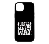 Custodia per iPhone 14 Plus Retro Sea Turtle Turtles All The Way Oceans Lover