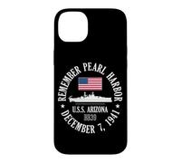 Custodia per iPhone 14 Plus Ricorda Pearl Harbor 7 dicembre 1941 U.S.S. Arizona BB39