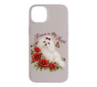 Custodia per iPhone 14 Plus Ricordo dei memoriali floreali degli animali domestici del