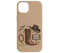Custodia per iPhone 14 Plus Rodeo Legend - Cappello da cowboy stile western, stile country life