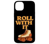 Custodia per iPhone 14 Plus Roll With It - Pattini a rotelle