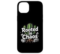 Custodia per iPhone 14 Plus Rooted in Chaos Funny Cactus Gardener Graphic