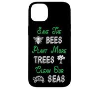 Custodia per iPhone 14 Plus Salviamo le api Piantiamo gli alberi Puliamo il clima del