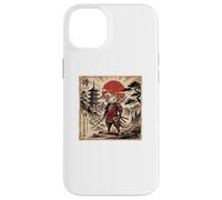 Custodia per iPhone 14 Plus Samurai Axolotl Japanese Vintage Funny Gifts Graphic Art