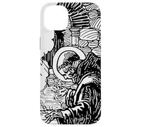 Custodia per iPhone 14 Plus San Francesco d'Assisi Arte Patrono Vintage Cattolico San Angelo