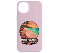 Custodia per iPhone 14 Plus Sands Bahamas Spiaggia Tropicale Tramonto Design