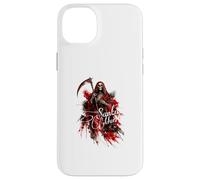 Custodia per iPhone 14 Plus Santa Muerte Holy Ink Wash Skeleton Art