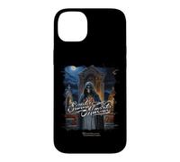 Custodia per iPhone 14 Plus Santa Muerte sul cimitero a luna piena