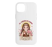 Custodia per iPhone 14 Plus Santa Teresa Lisieux Fare Piccole Cose Grande Amore per i Cristiani
