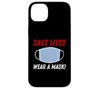 Custodia per iPhone 14 Plus Save Lives Wear a Mask