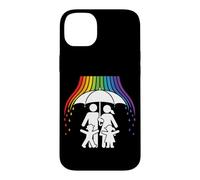Custodia per iPhone 14 Plus Save Space - Ombrello protettivo arcobaleno, motivo: patrioti