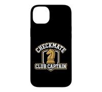 Custodia per iPhone 14 Plus Scacco matto Club Capitano Giocatore di Scacchi Strategist
