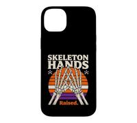 Custodia per iPhone 14 Plus Scheletro Mani Alzate Retro Halloween Tram