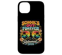 Custodia per iPhone 14 Plus Schools Out Forever Pensione 2026 Insegnante in pensione Retro
