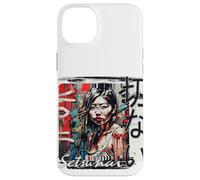 Custodia per iPhone 14 Plus Scritta giapponese in stile street-art