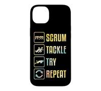 Custodia per iPhone 14 Plus Scrum Tackle Prova a ripetere una semplice grafica di rugby