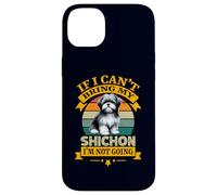 Custodia per iPhone 14 Plus Se non posso portare il mio cane Shichon, non diventerò un cane retrò