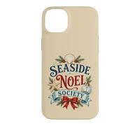Custodia per iPhone 14 Plus Seaside Noel Society Natale costiero
